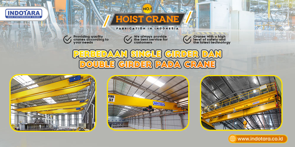 Perbedaan Single Girder dan Double Girder pada Crane